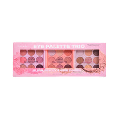 NIKOLE MILLER EYE PALETTE TRIO BLUSH PEACHY & NUDE SHADES Default Title - MamasJan Makeup