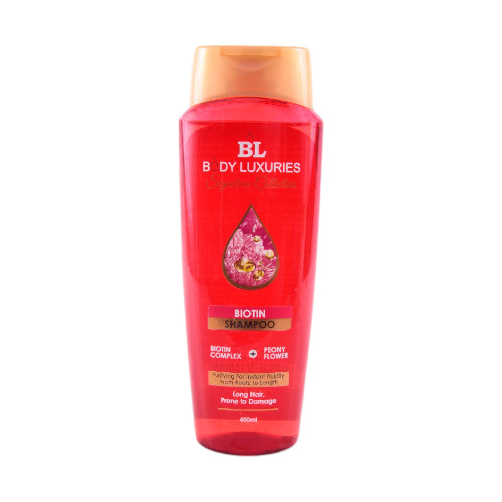 BODY LUXURIES HAIR SHAMPOO BIOTIN 400ML Default Title - MamasJan Grocery Nonfood