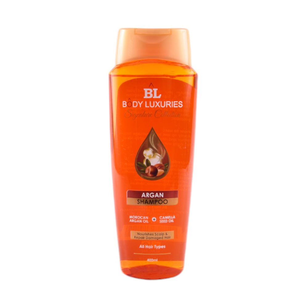 BODY LUXURIES HAIR SHAMPOO ARGAN 400ML Default Title - MamasJan Grocery Nonfood