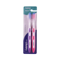 NERO MEDIUM TOOTH BRUSH TWIN PACK K-406 Default Title - MamasJan Grocery Nonfood