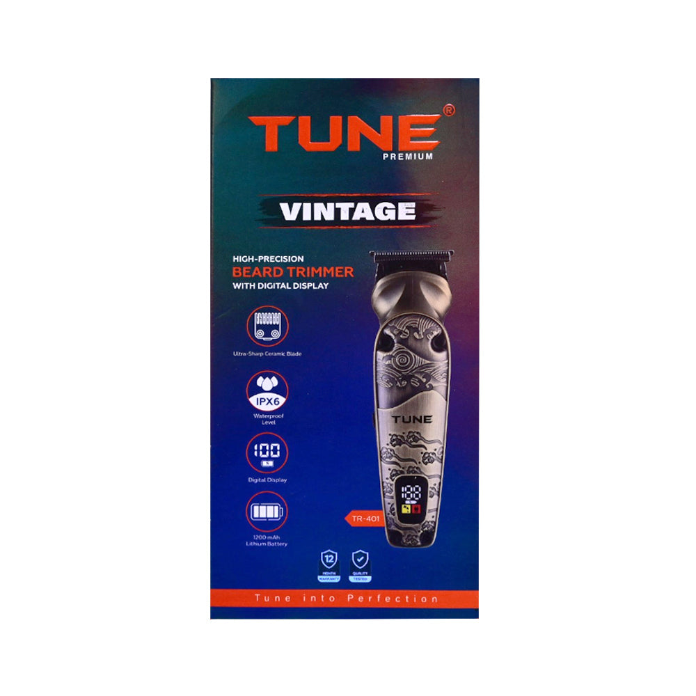 TUNE HAIR TRIMMER TR-401 VINTAGE ULTRA SHARP Default Title - MamasJan Electronics