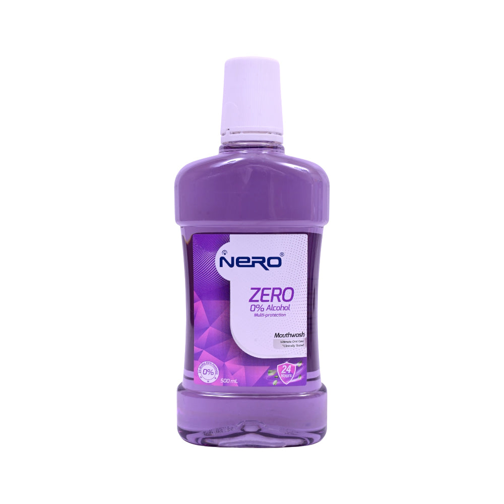 NERO MOUTHWASH ZERO 0% ALCOHOL MULTI-PROTECTION 500 ML Default Title - MamasJan Grocery Nonfood
