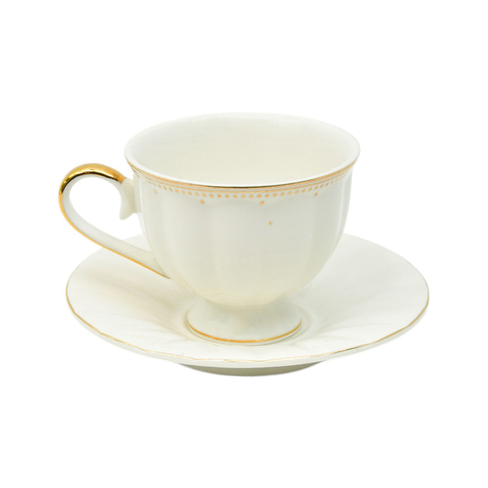 CUP & SAUCER SET 6PC ROYAL BISTRO 9302 Default Title - MamasJan Crockery
