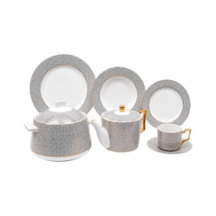 DINNER SET 85PC ROYAL BISTRO 85-8129S Default Title - MamasJan Crockery