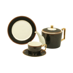 TEA SET 24PC ROYAL BISTRO 24-8189BS Default Title - MamasJan Crockery