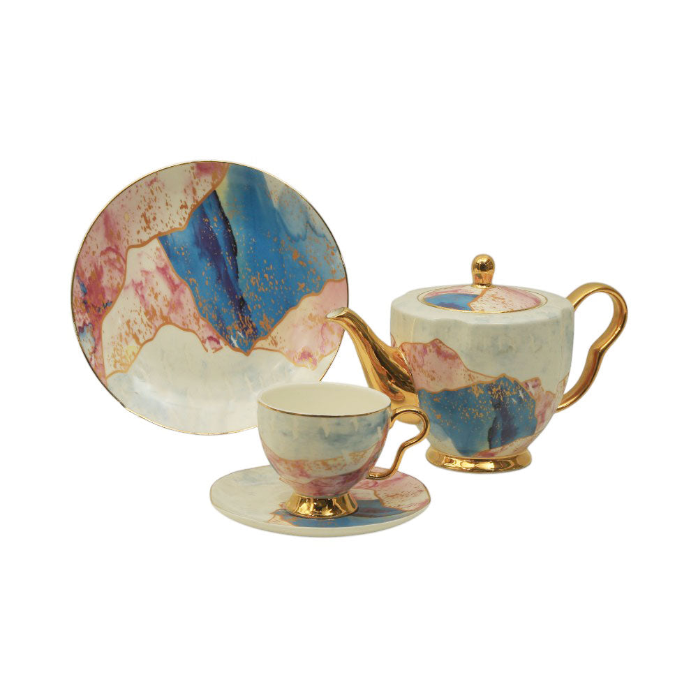 TEA SET 24PC ROYAL BISTRO 24-9330S Default Title - MamasJan Crockery