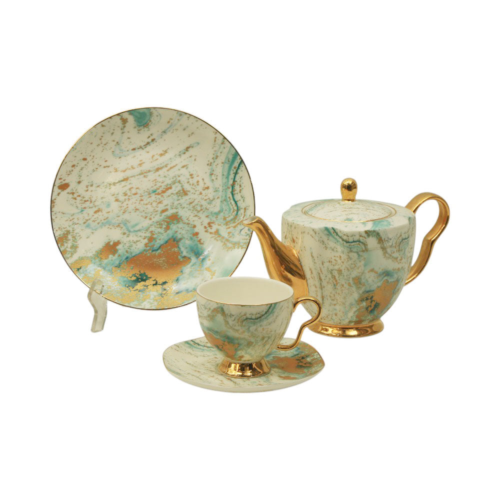 TEA SET 24PC ROYAL BISTRO 24-9331S Default Title - MamasJan Crockery