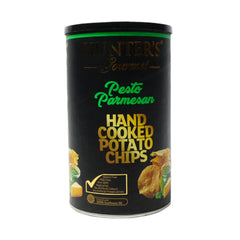 HUNTERS HAND COOKED POTATO CHIPS PESTO PARMESAN 150 GM Default Title - MamasJan Grocery