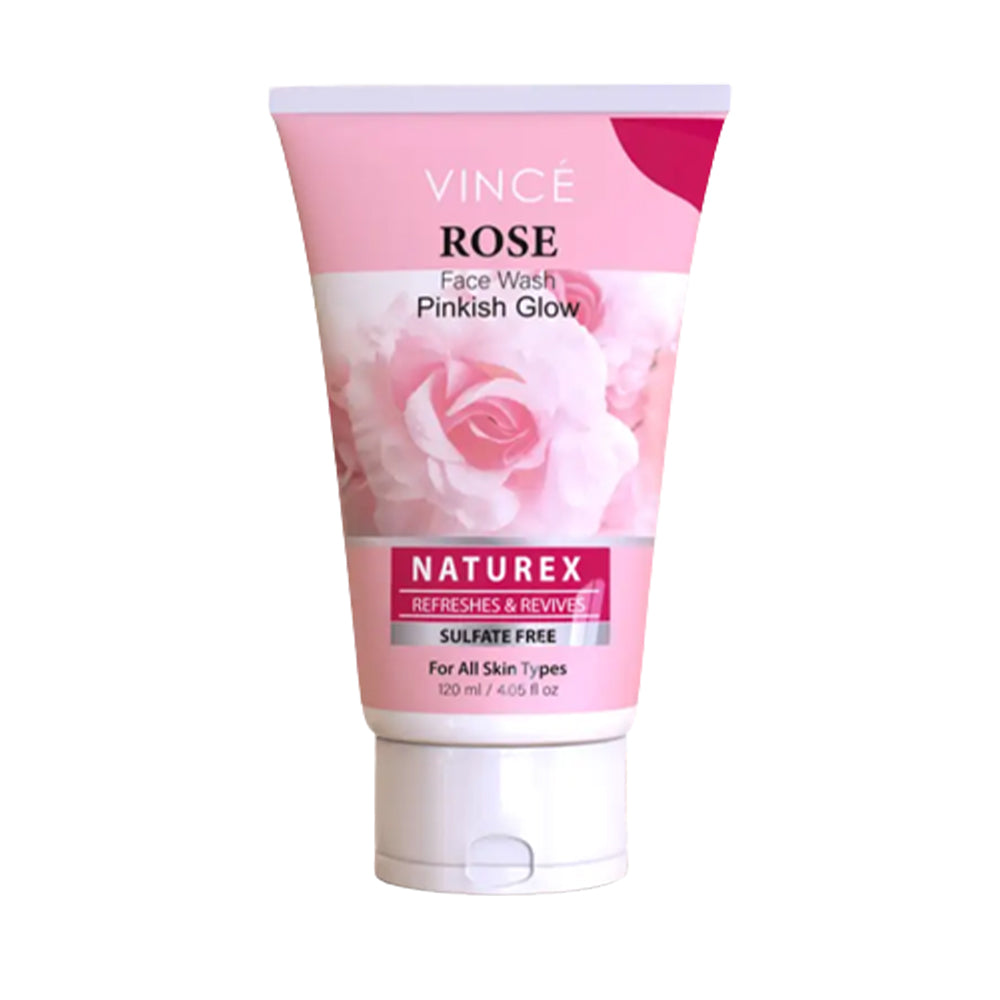 VINCE ROSE FACE WASH PINKISH GLOW 120 ML Default Title - MamasJan skincare