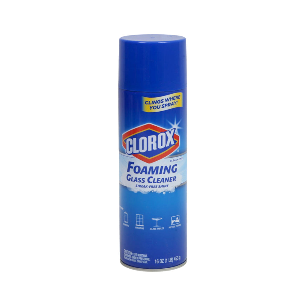 CLOROX GLASS CLEANER FOAMING BLEACH FREE 453 GM Default Title - MamasJan Grocery Nonfood