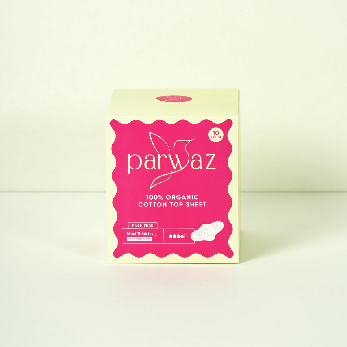Parwaz Maxi thick Organic COTTON COVER PADS Default Title - MamasJan Grocery Non Foods