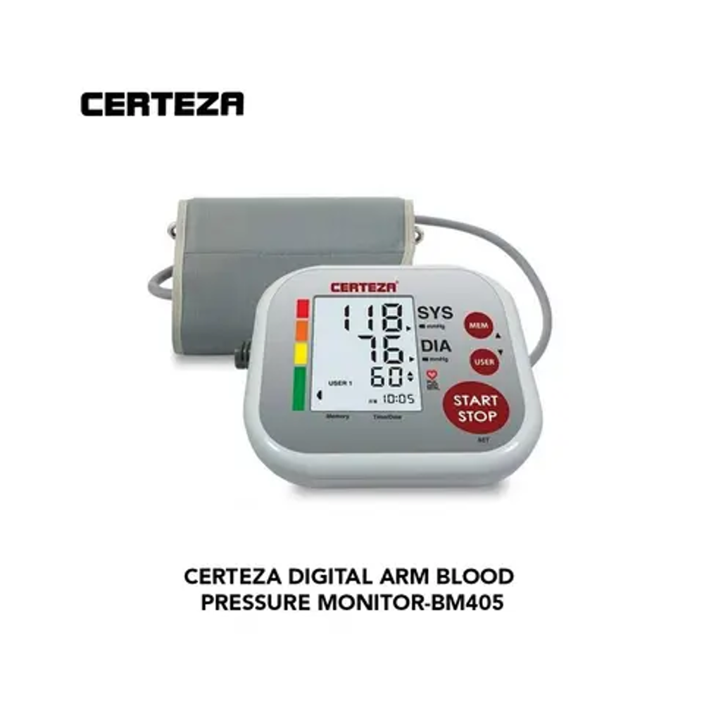 CERTEEZA BLOOD PRESSURE MONITOR BM405 Default Title - MamasJan Electronics