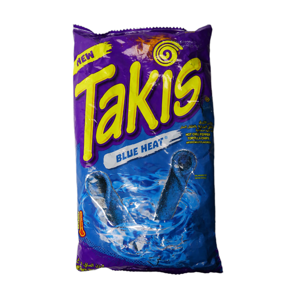 TAKIS BLUE HEAT HOT CHILI PEPPER TORTILLA 200 GM Default Title - MamasJan Grocery