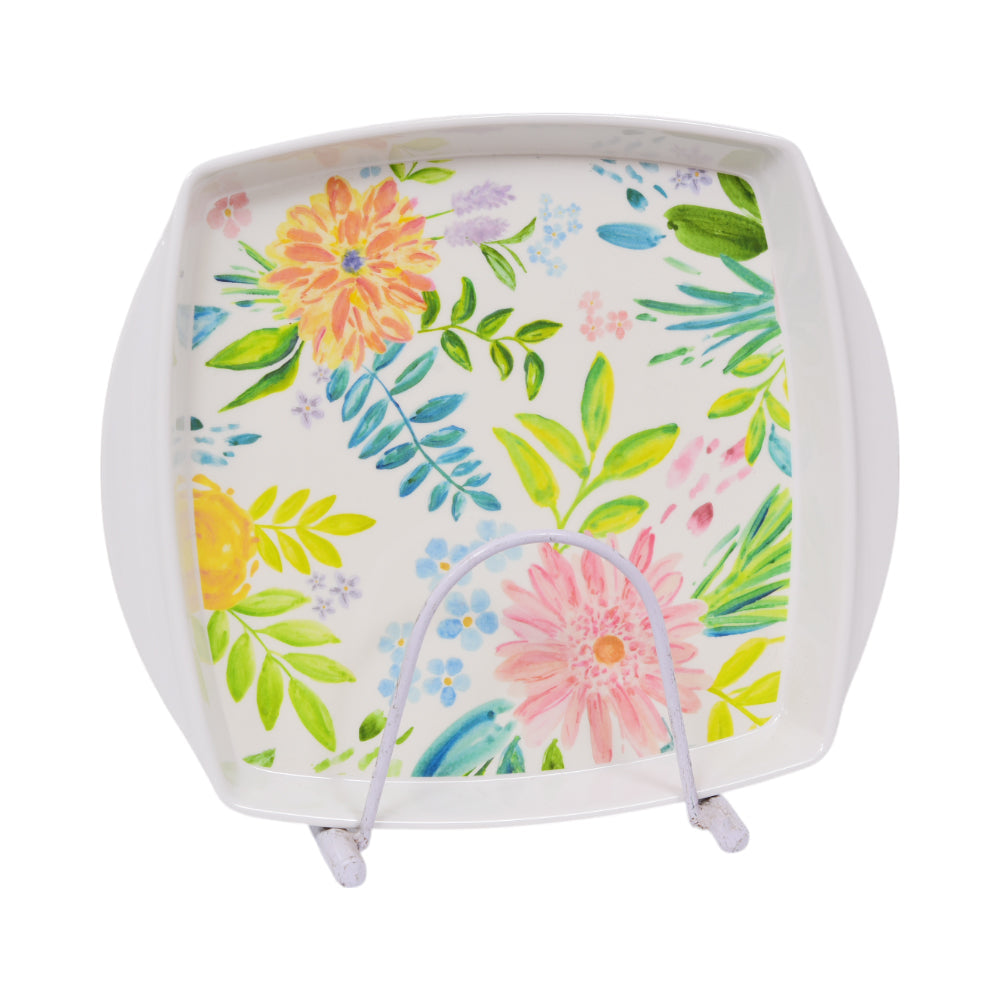 TRAY MELAMINE SQUARE 75100 Default Title - MamasJan Crockery
