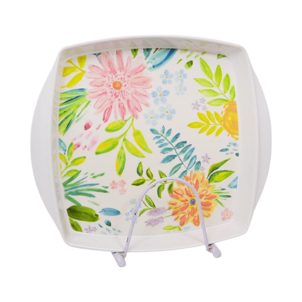 TRAY MELAMINE SQUARE 75120 Default Title - MamasJan Crockery