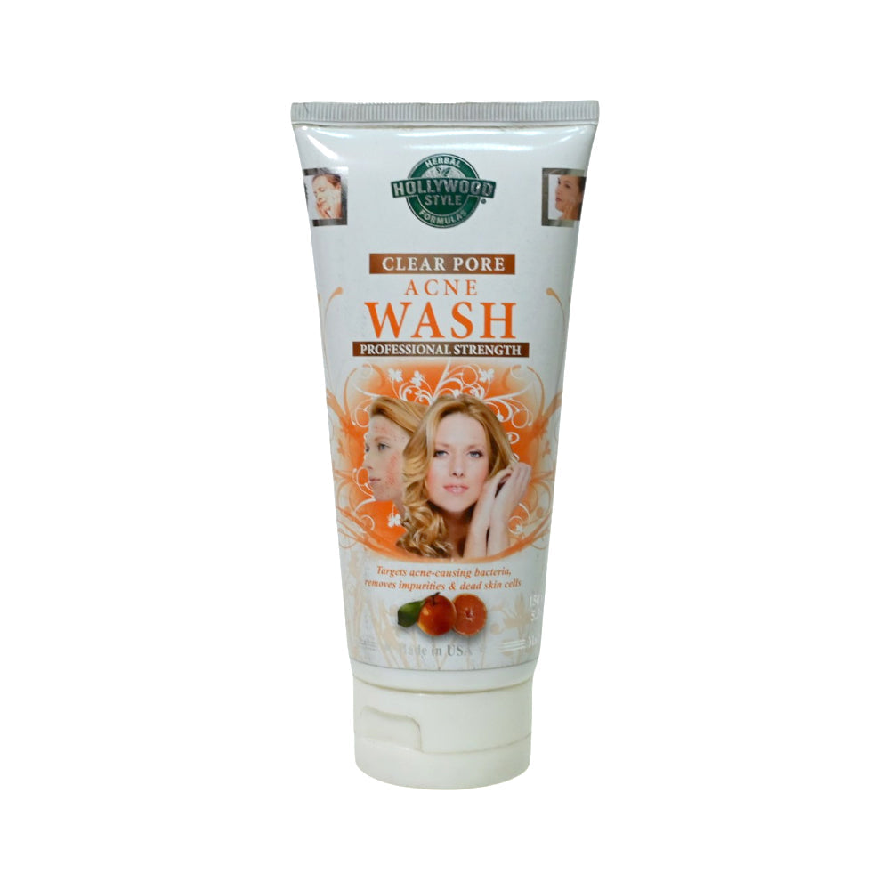HOLLYWOOD STYLE ACNE FACE WASH CLEAR PORE 150 ML Default Title - MamasJan skincare