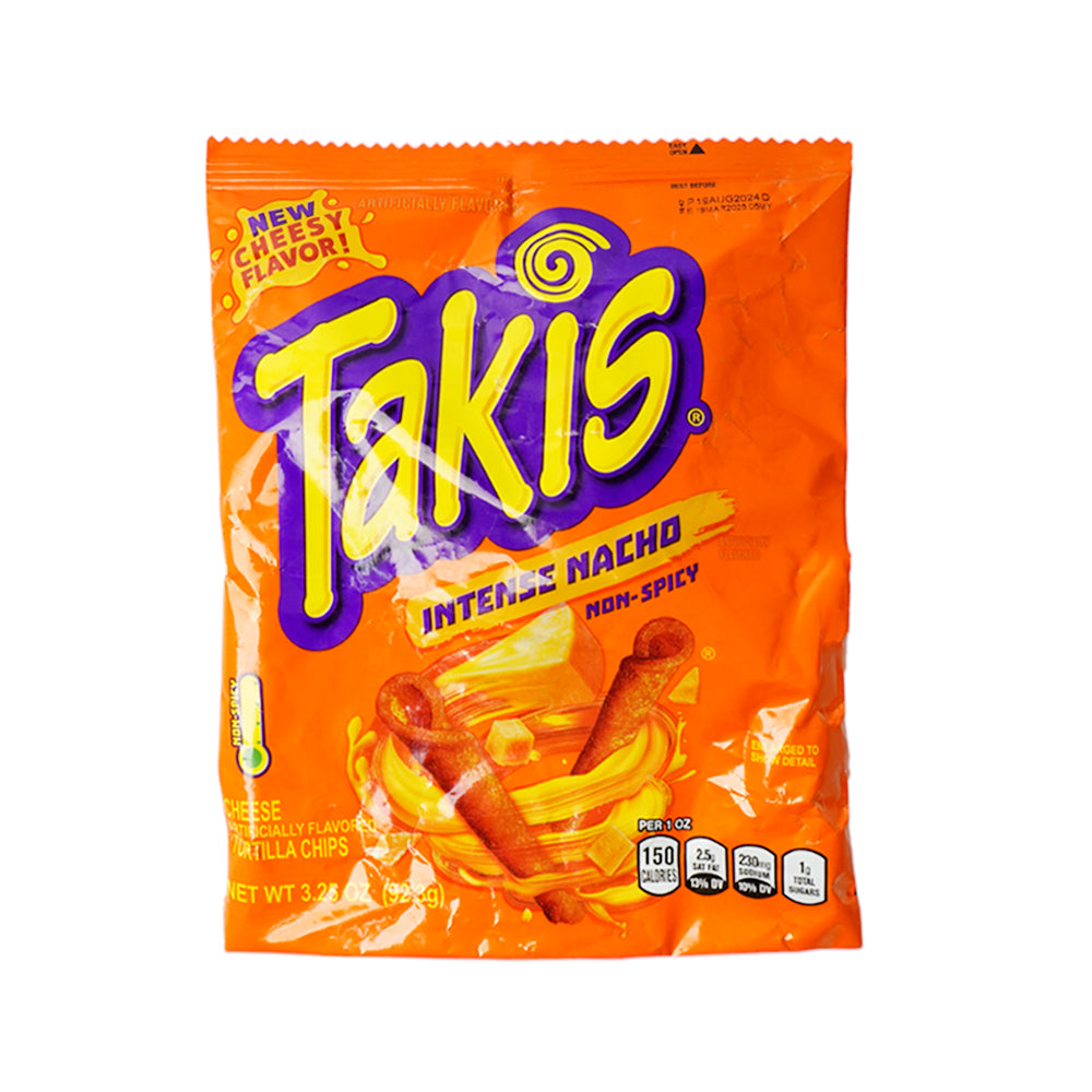 TAKIS CHIPS TORTILLA INTENSE NACHO CHEESE 92.3 GM Default Title - MamasJan GroceryFoods
