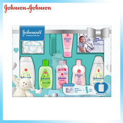 JOHNSONS BABY SHOWER GIFT SET GENTLY HAPPINESS 8PC Default Title - MamasJan Grocery Nonfood