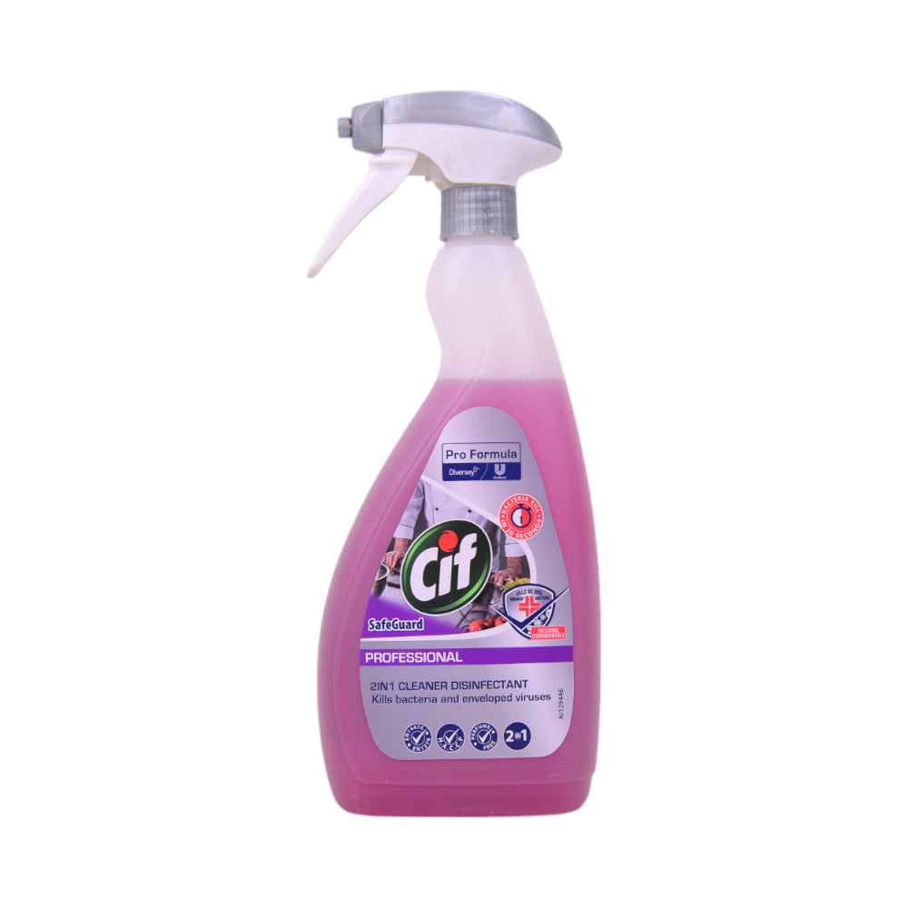 CIF CLEANER PROFESSIONAL DISINFECTANT 2 IN 1 GUN 750 ML Default Title - MamasJan Grocery Nonfood