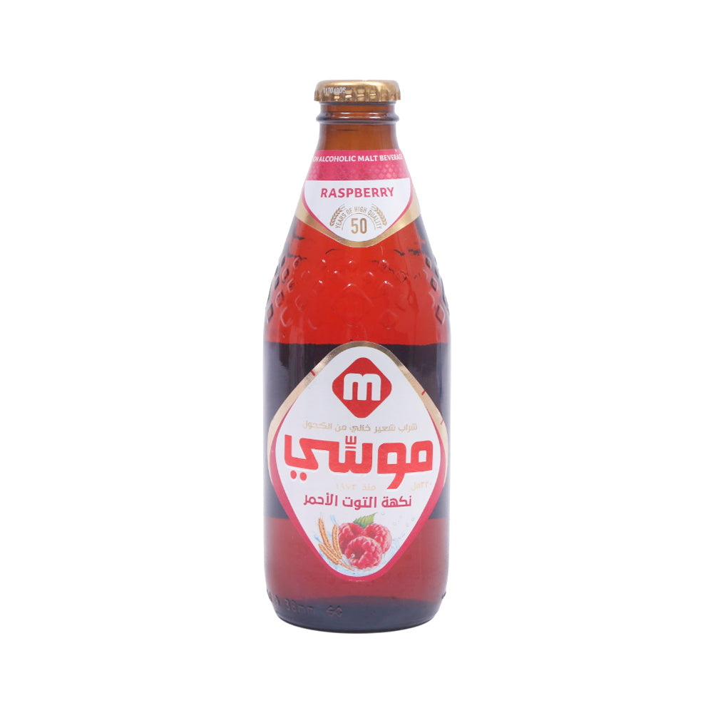 MOUSSY DRINK MALT RASPBERRY 330 ML Default Title - MamasJan Grocery Food