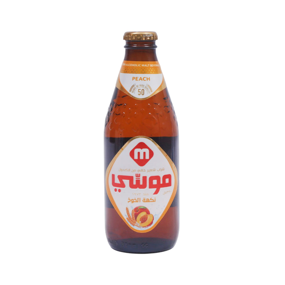 MOUSSY DRINK MALT PEACH 330 ML Default Title - MamasJan Grocery Food
