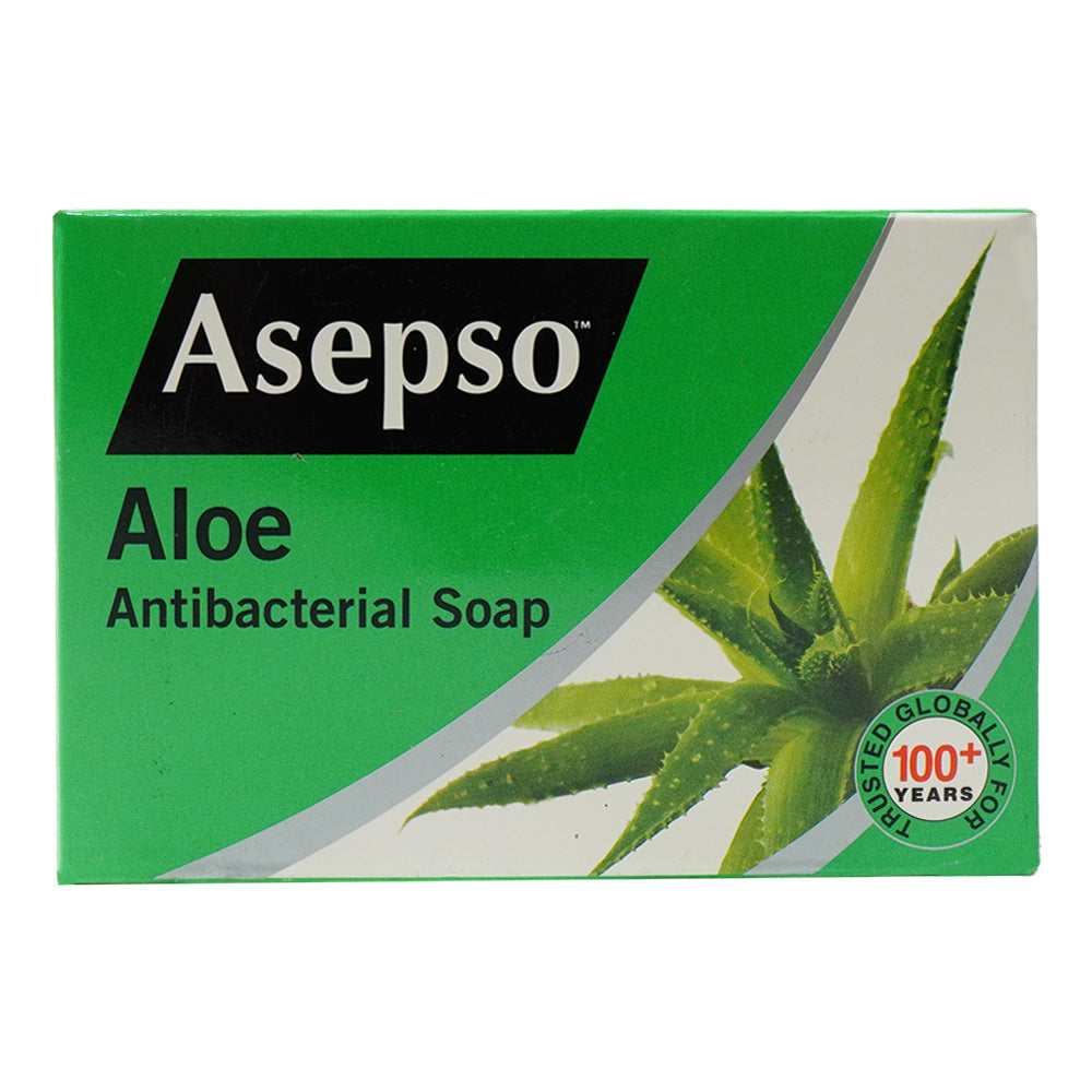 ASEPSO SOAP ALOE ANTIBACTERIAL 150 GM BASIC Default Title - MamasJan Grocery Nonfood