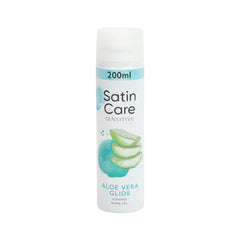 SATIN CARE SHAVING GEL SENSITIVE ALOE VERA GLIDE 200 ML Default Title - MamasJan Grocery Nonfood