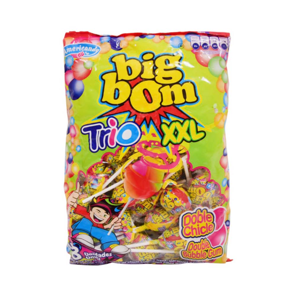 BIG BOM LOLLY POP TRIO 48PC XXL PACK 1200 GM Default Title - MamasJan GroceryFoods