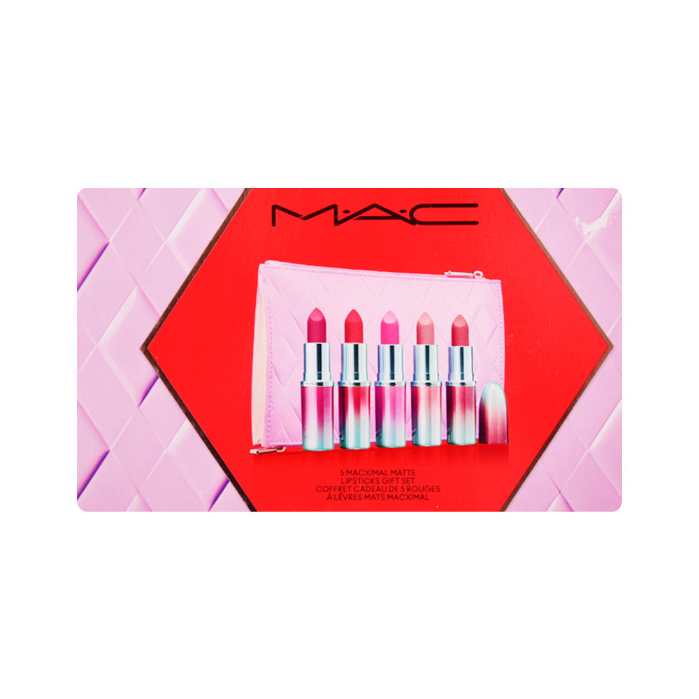 MAC 5 MAXIMAL MATTE LIPSTICKS GIFT SET Default Title - MamasJan Makeup