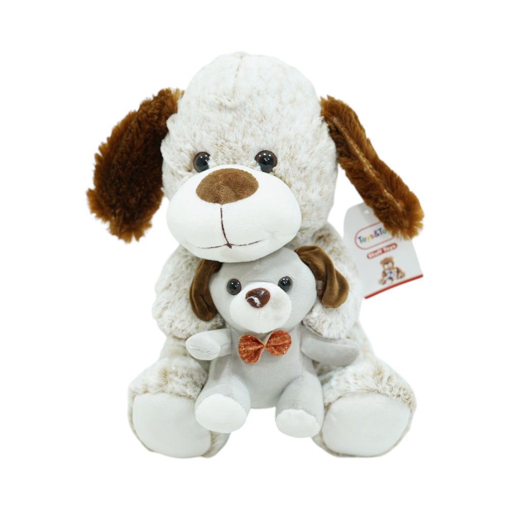 10168 SOFT BEAR W-BABY BEAR 30CM A.I Default Title - MamasJan Toys