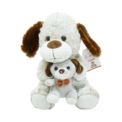 10168 SOFT BEAR W-BABY BEAR 30CM A.I Default Title - MamasJan Toys