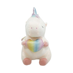 10172 SOFT UNICORN W-HEART 30CM A.I Default Title - MamasJan Toys