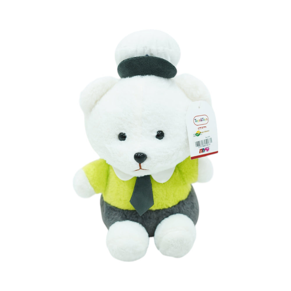 10210 SOFT BEAR W-SCHOOL DRESS 30CM A.I Default Title - MamasJan Toys