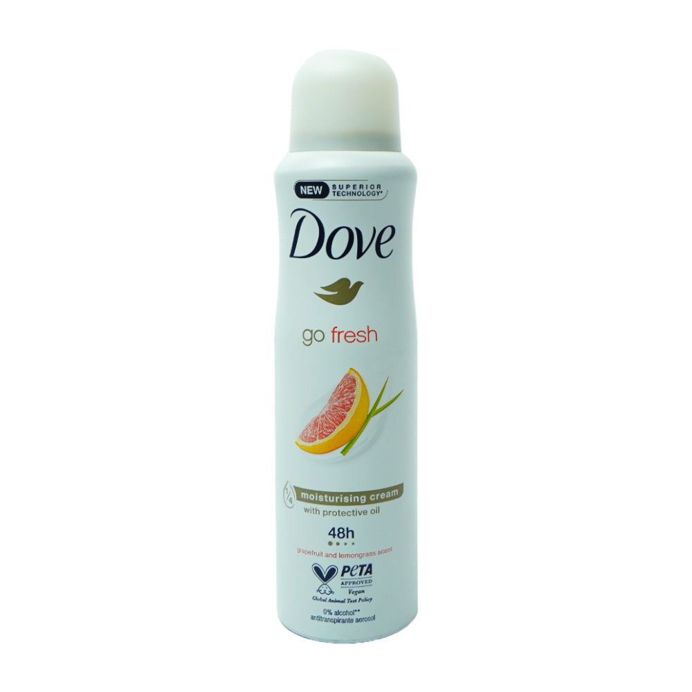 DOVE DEODORANT GO FRESH GRAPEFRUIT LEMONGRASS 150 ML Default Title - MamasJan Grocery Nonfood