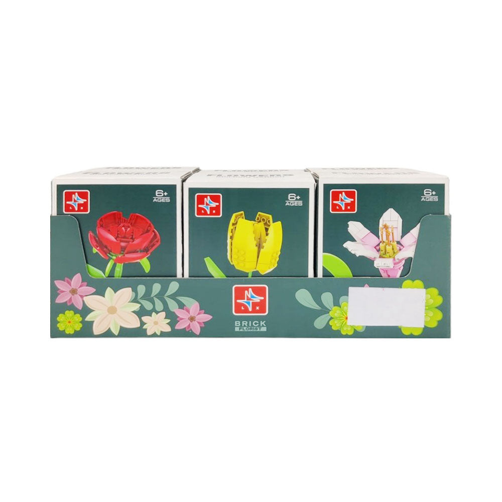 LX-A544 FLOWERS BLOCKS ASST Default Title - MamasJan Toys