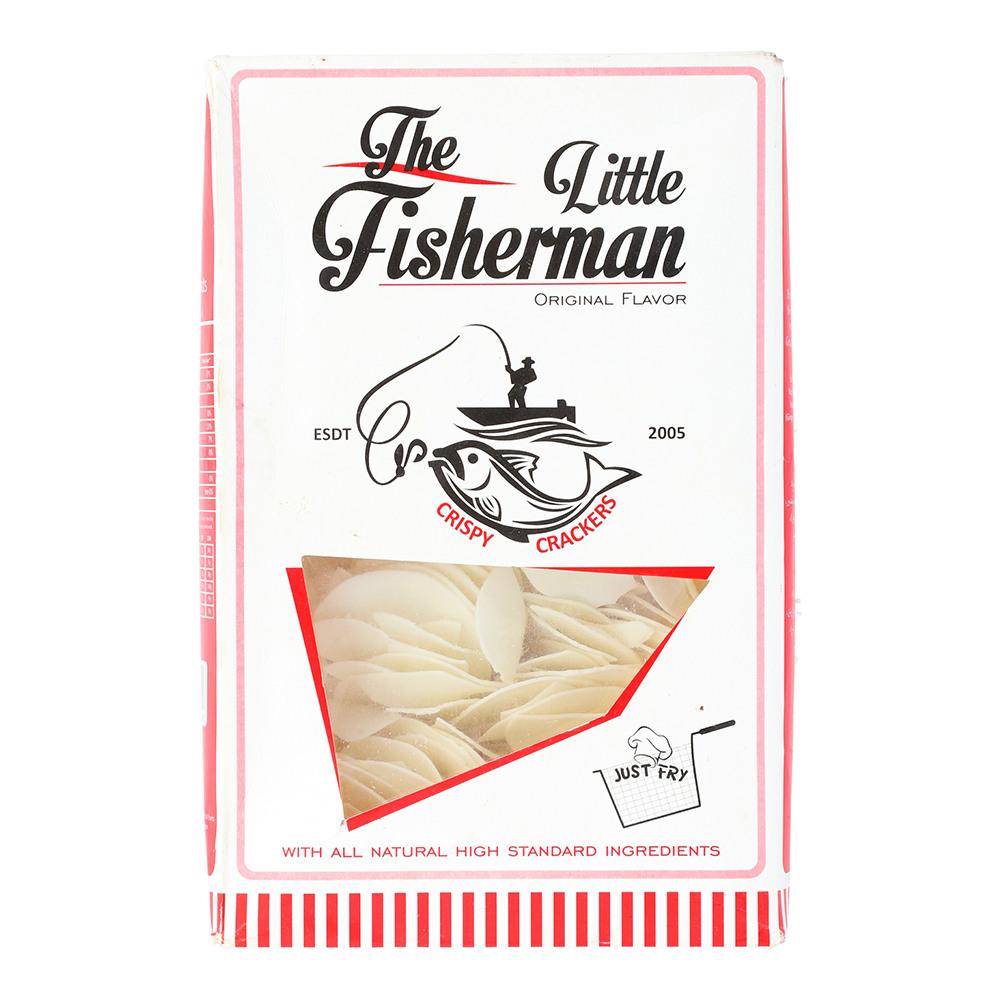 0055 THE LITTLE FISHERMAN FISH CRACKER WHITE 230GM Default Title - MamasJan Grocery