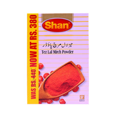 SHAN TEZ LAL MIRCH POWDER SAVE RS.380 200 GM Default Title - MamasJan GroceryFoods