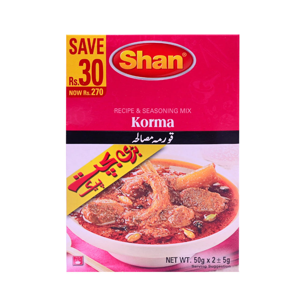 SHAN KORMA MASALA EID CP30 100 GM Default Title - MamasJan GroceryFoods