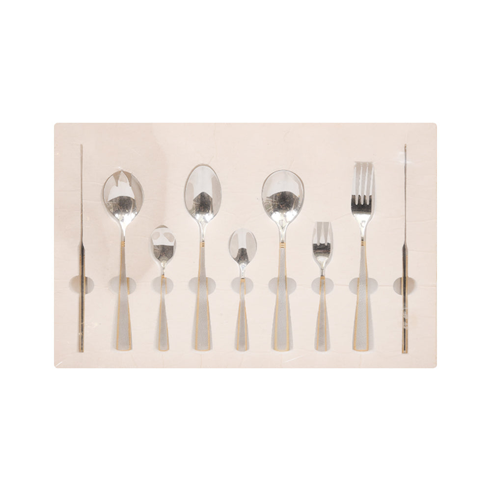 CUTLERY SET ELEGANT 99 PC EL99-25GS Default Title - MamasJan Crockery