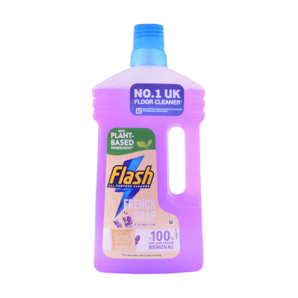 FLASH FLOOR CLEANER FRENCH SOAP & LAVENDER SCENT 1 LTR Default Title - MamasJan Grocery Nonfood