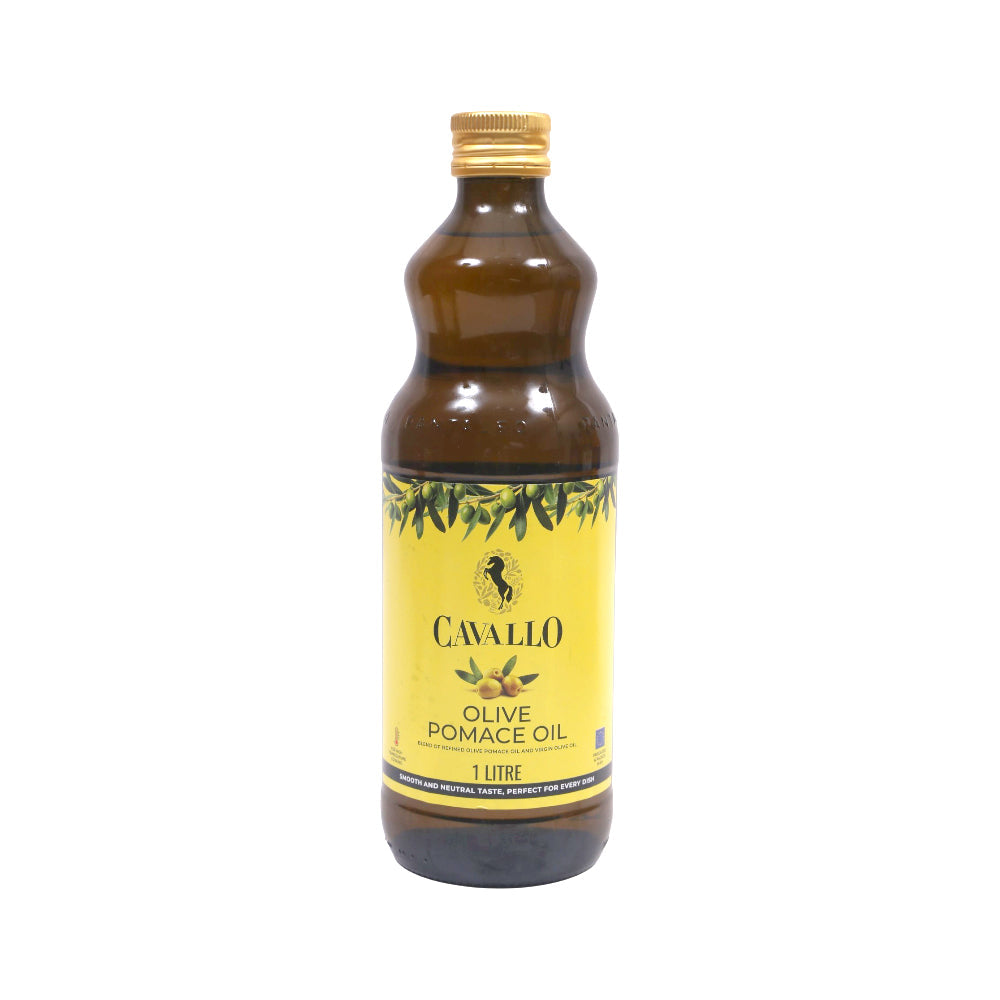 CAVALLO POMACE OLIVE OIL BOTTLE 1 LTR Default Title - MamasJan Grocery