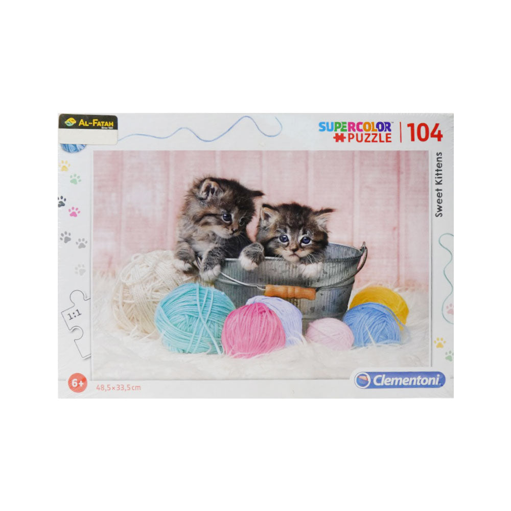 27115 CLEMENTONI PUZZLE SWEET KITTENS 104PC Default Title - MamasJan Toys