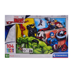 27284 CLEMENTONI AVENGERS PUZZLE 104PC D Default Title - MamasJan Toys