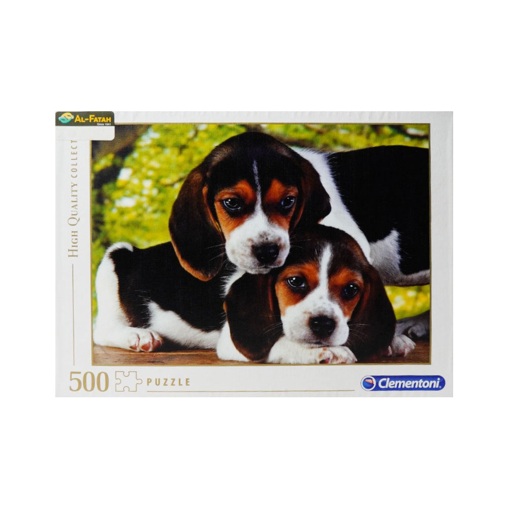 30289 CLEMENTONI PUZZLE DOG CLOSE TOGETHER 500PC Default Title - MamasJan Toys