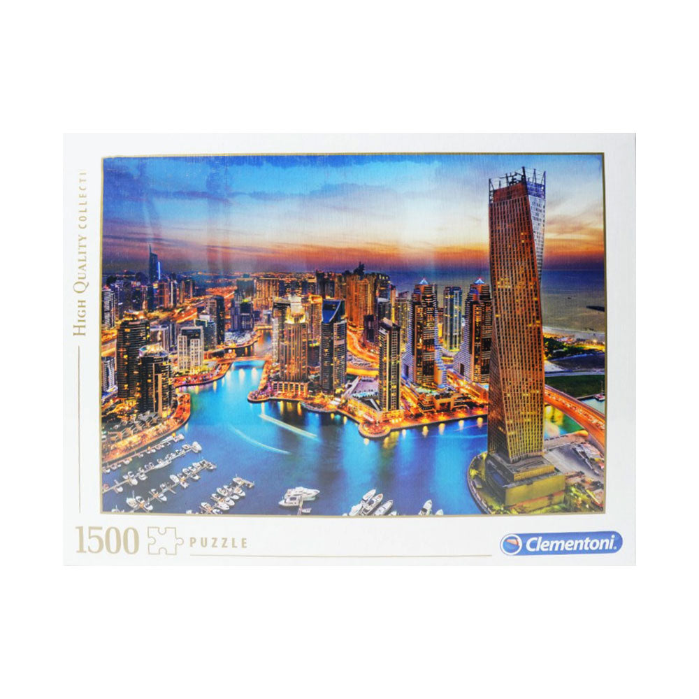 31814 CLEMENTONI PLUZZLE DUBAI MARINA 1500PC Default Title - MamasJan Toys