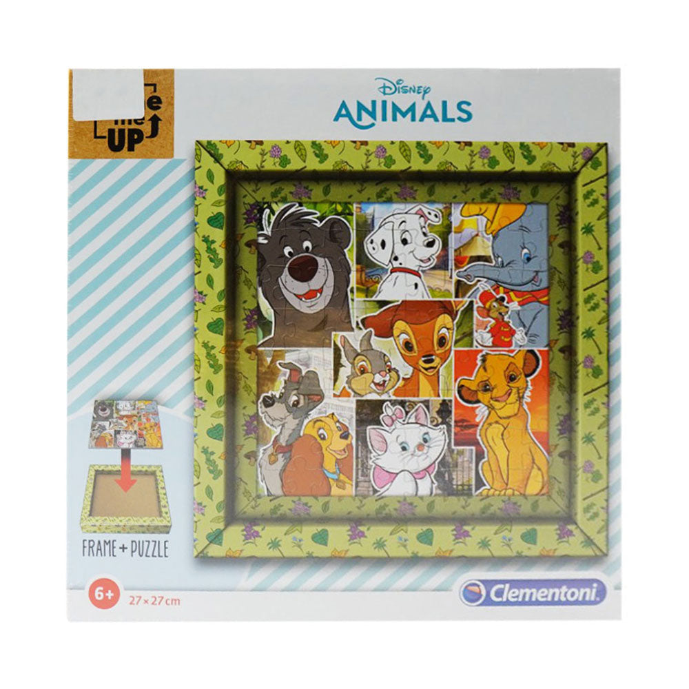 38804 CLEMENTONI PUZZLE DISNIY AMINAL 60PC WITH FRAME Default Title - MamasJan Toys