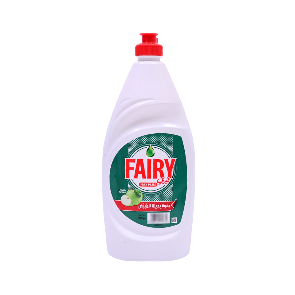 FAIRY MAXPLUS DISHWASHING LIQUID FRUITY GREEN 600 ML Default Title - MamasJan Grocery Nonfood