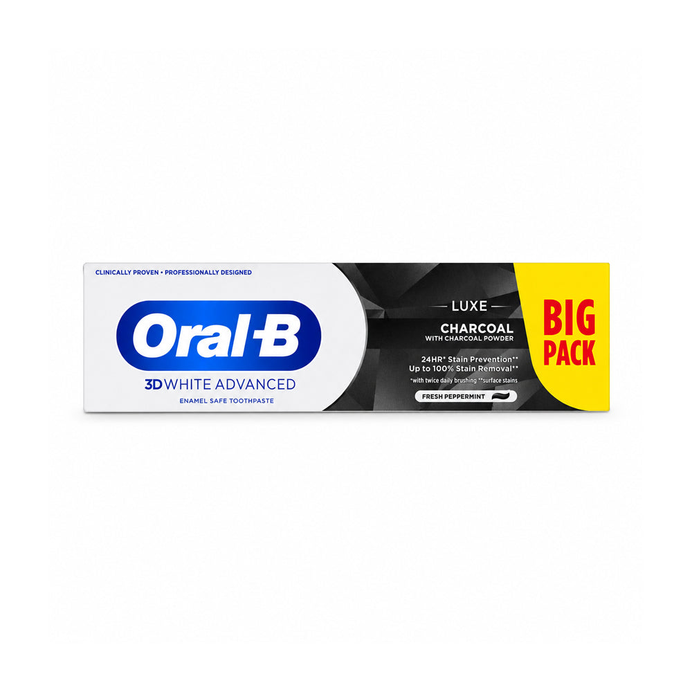 ORAL-B TOOTHPASTE ADVANCED CHARCOAL 100 ML Default Title - MamasJan Grocery Nonfood