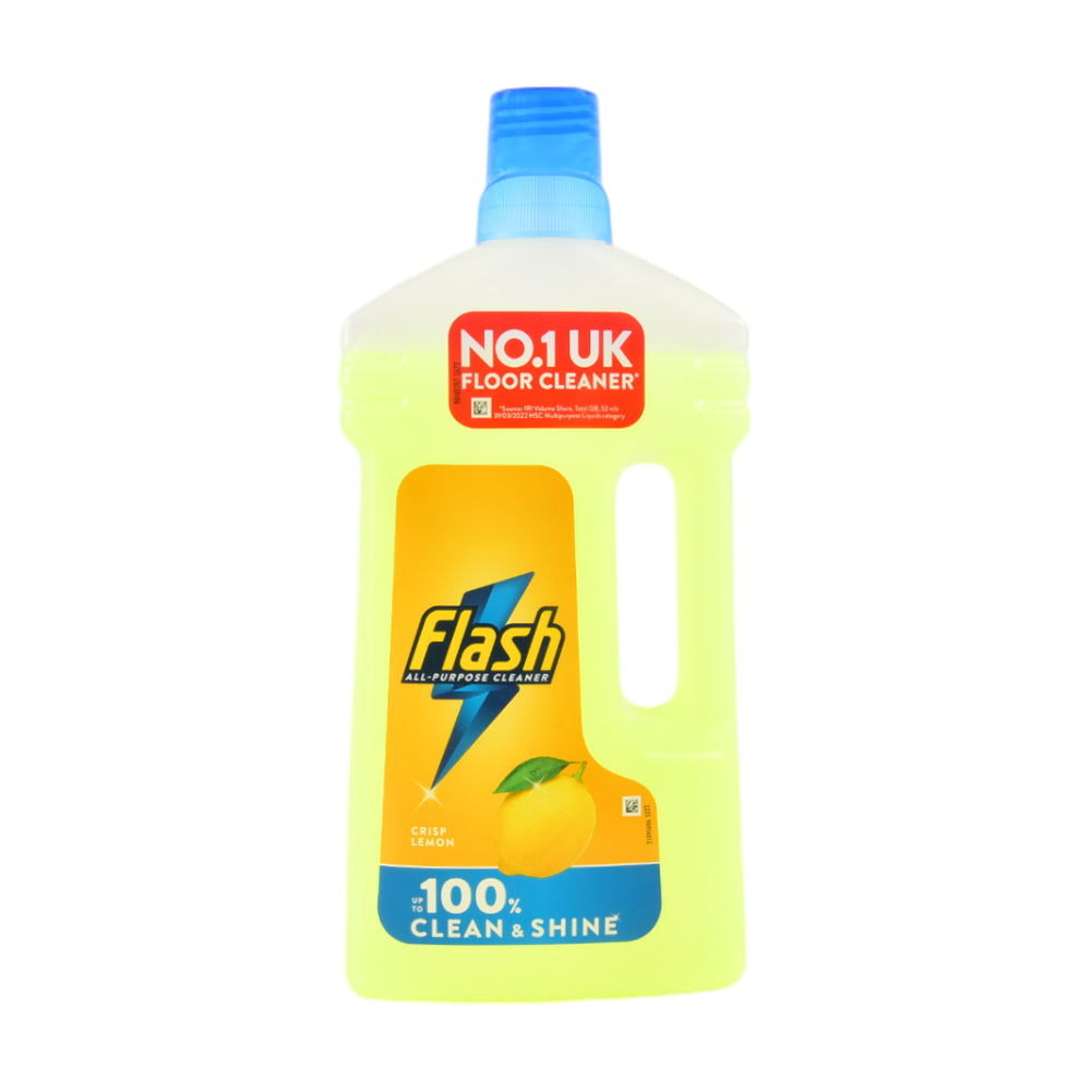 FLASH FLOOR CLEANER CRISP LEMON CLEAN & SHINE 950 ML Default Title - MamasJan Grocery Nonfood