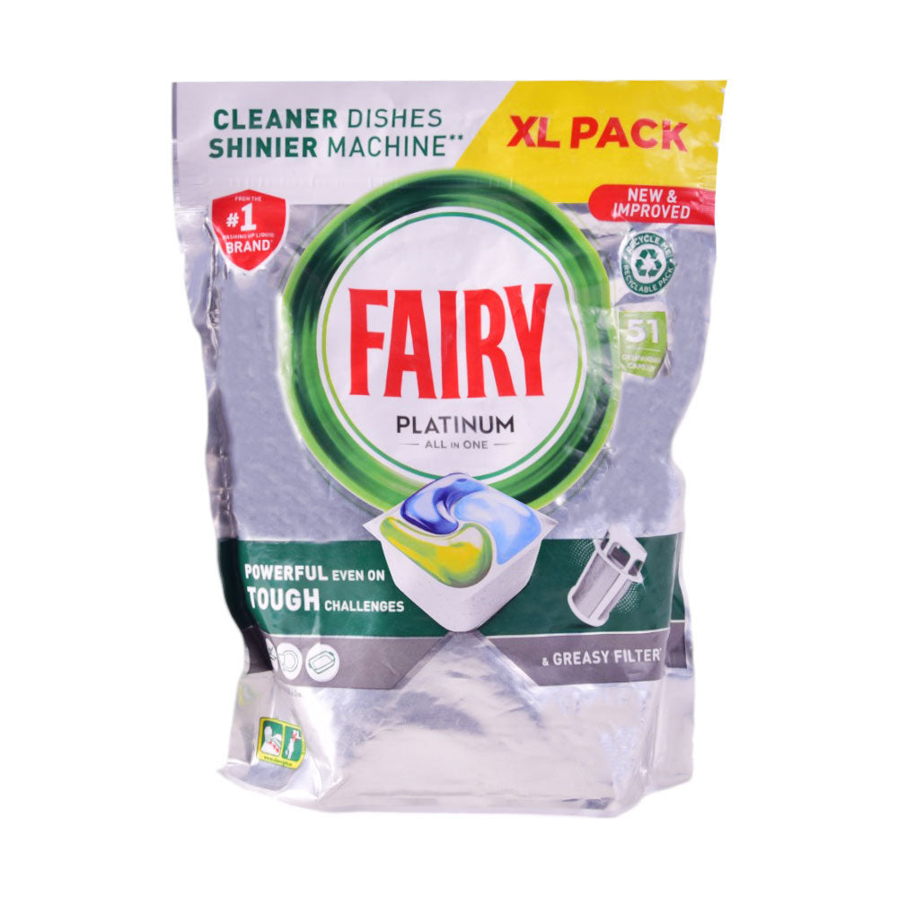 FAIRY DISH WASHER CAPSULES ALL IN ONE XL (51) 760 GM Default Title - MamasJan Grocery Nonfood